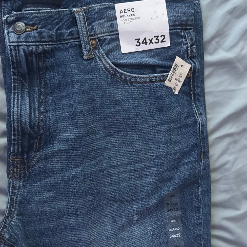 Men's Blue Relaxed Jeans